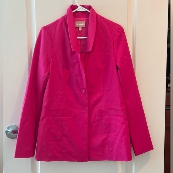 Show Me Your MuMu Hot Pink Major Blazer - Picture 4 of 16